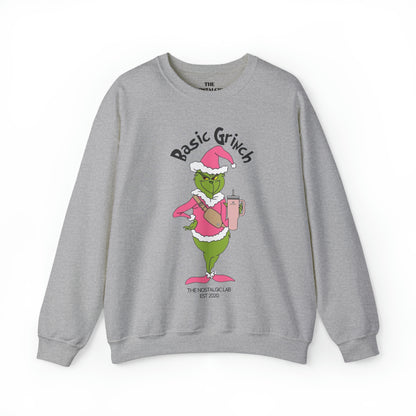 Basic Grinch Unisex Crewneck Sweatshirt