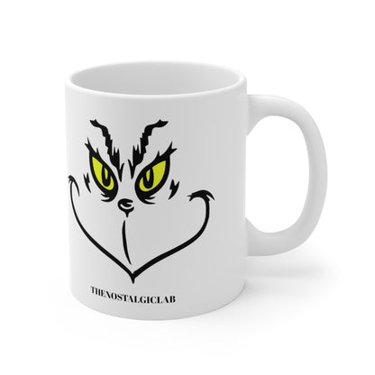 Grinch Face Ceramic Mug 11oz