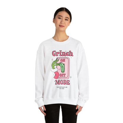 Grinch Mode Unisex Crewneck Sweatshirt