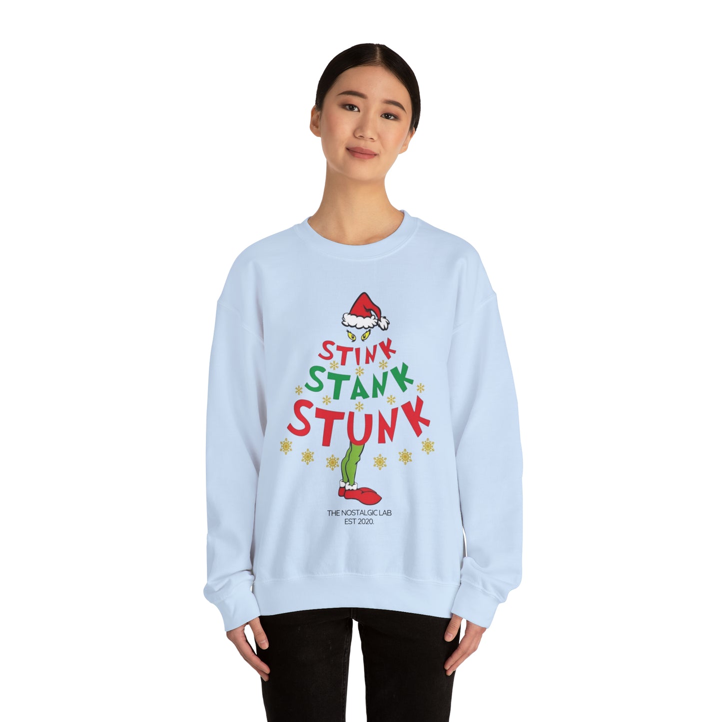 Stink Stank Stunk Grinch Unisex Crewneck Sweatshirt