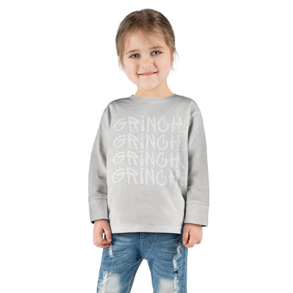 Grinch Graffiti Toddler Long Sleeve Tee