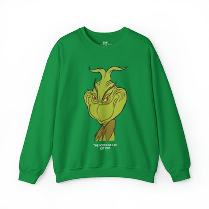 Grinchy Grin Unisex Crewneck Sweatshirt