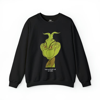 Grinchy Grin Unisex Crewneck Sweatshirt