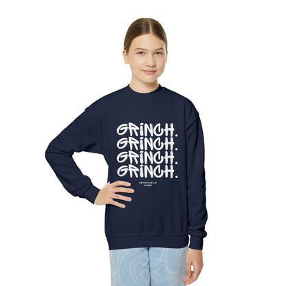 Grinch Graffiti Youth Crewneck Sweatshirt