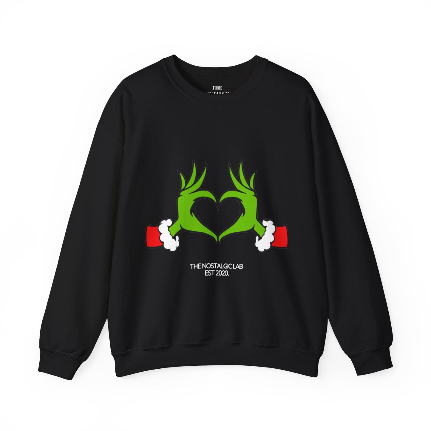 Grinch Heart Unisex Crewneck Sweatshirt