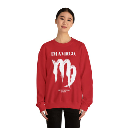 I'M AN VIRGO Unisex Crewneck Sweatshirt