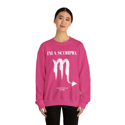 I'M A SCORPIO Unisex Crewneck Sweatshirt