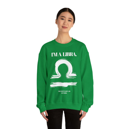 I'M A LIBRA Unisex Crewneck Sweatshirt