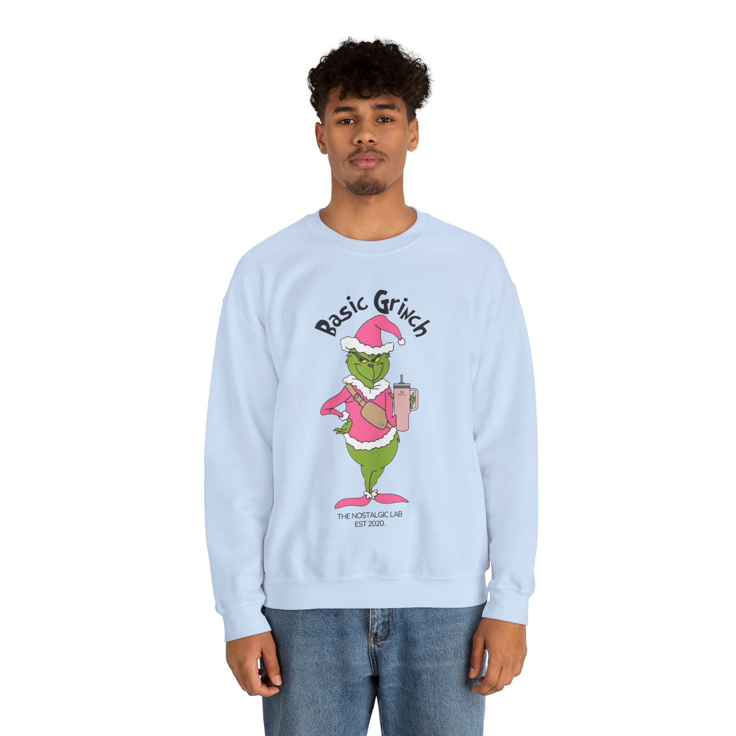 Basic Grinch Unisex Crewneck Sweatshirt