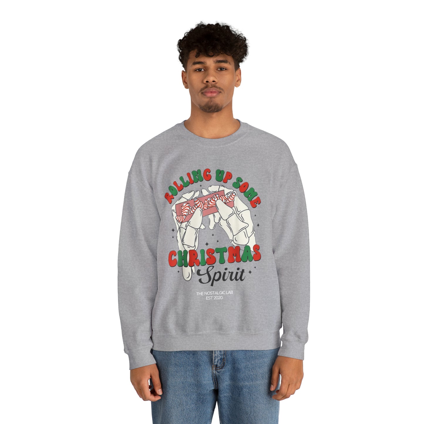 Rollin Christmas Spirit Unisex Crewneck Sweatshirt