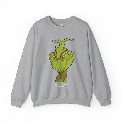 Grinchy Grin Unisex Crewneck Sweatshirt