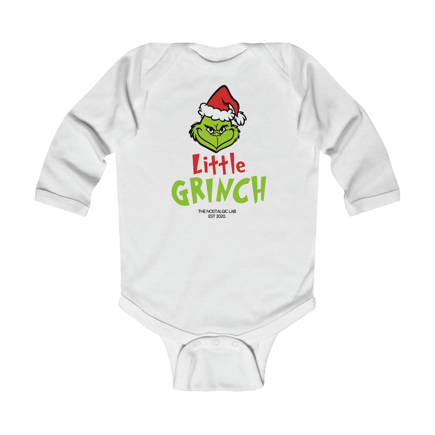 Little Grinch Infant Long Sleeve Bodysuit