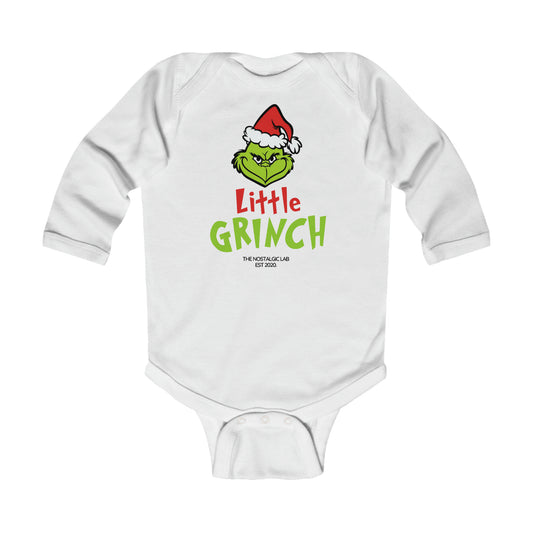 Little Grinch Infant Long Sleeve Bodysuit