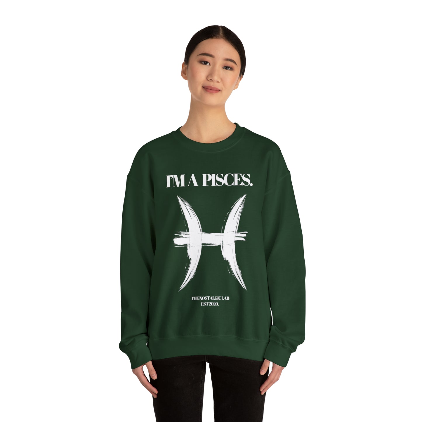 I'M A PISCES Unisex Crewneck Sweatshirt