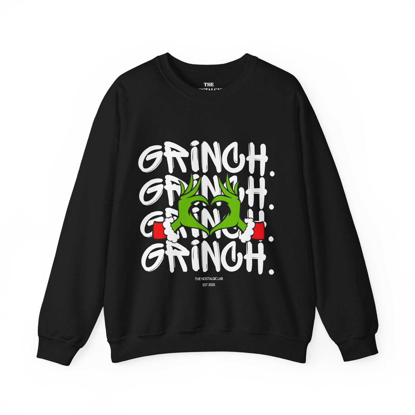 Grinch Heart Unisex Crewneck Sweatshirt