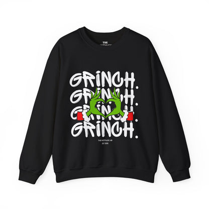 Grinch Heart Unisex Crewneck Sweatshirt