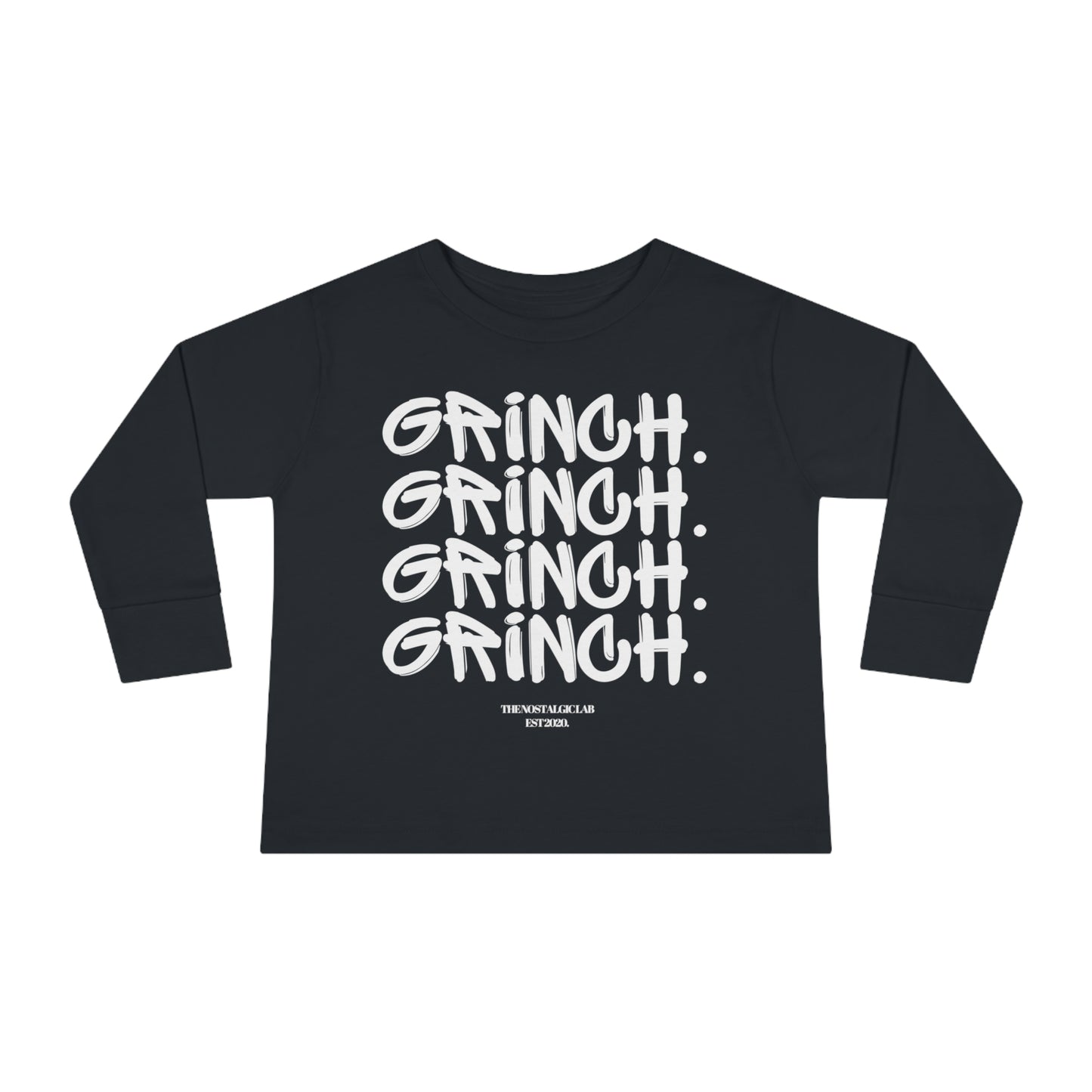 Grinch Graffiti Toddler Long Sleeve Tee