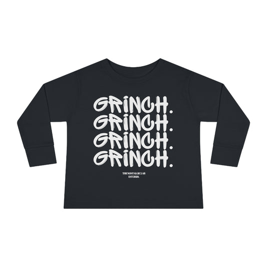 Grinch Graffiti Toddler Long Sleeve Tee