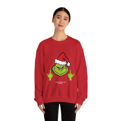 Grinch Finger Unisex Crewneck Sweatshirt