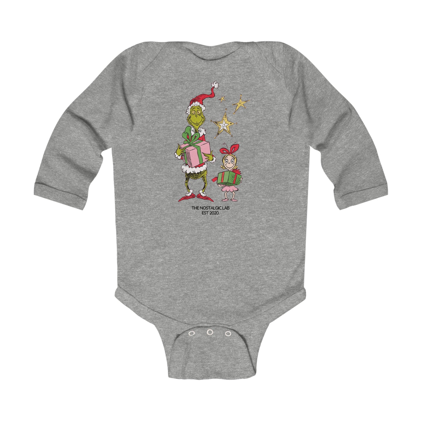 Grinch & Cindy Lou Infant Long Sleeve Bodysuit