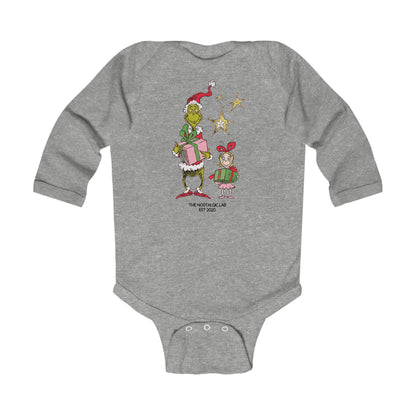 Grinch & Cindy Lou Infant Long Sleeve Bodysuit