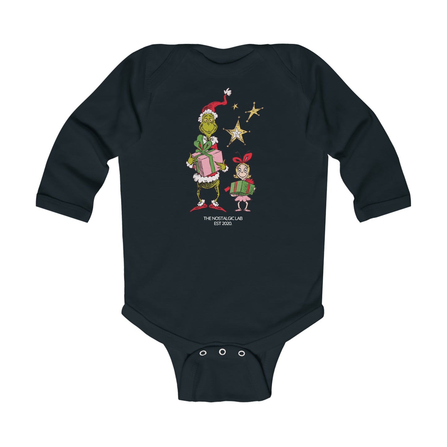 Grinch & Cindy Lou Infant Long Sleeve Bodysuit