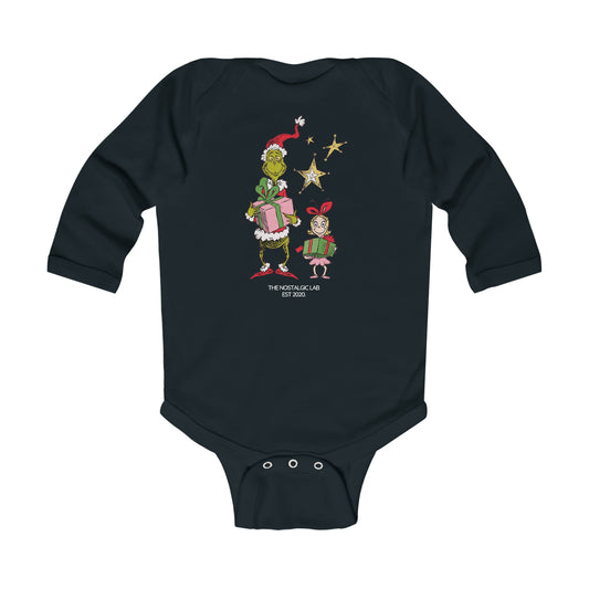 Grinch & Cindy Lou Infant Long Sleeve Bodysuit