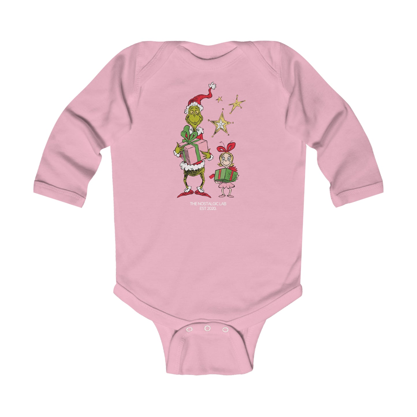 Grinch & Cindy Lou Infant Long Sleeve Bodysuit