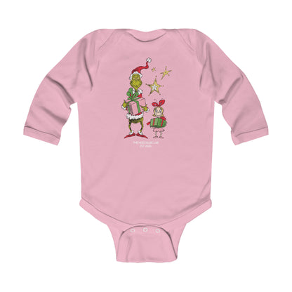 Grinch & Cindy Lou Infant Long Sleeve Bodysuit