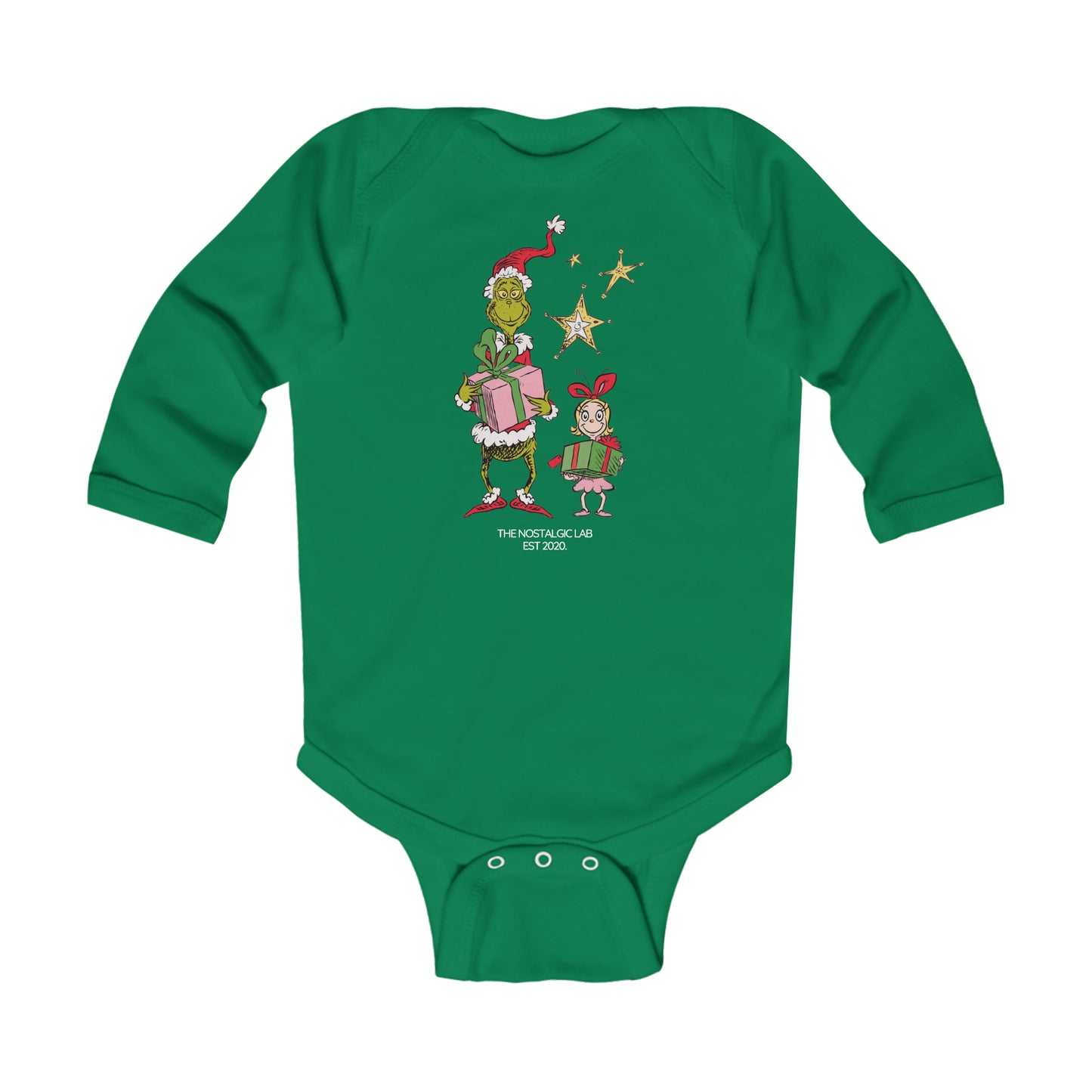 Grinch & Cindy Lou Infant Long Sleeve Bodysuit