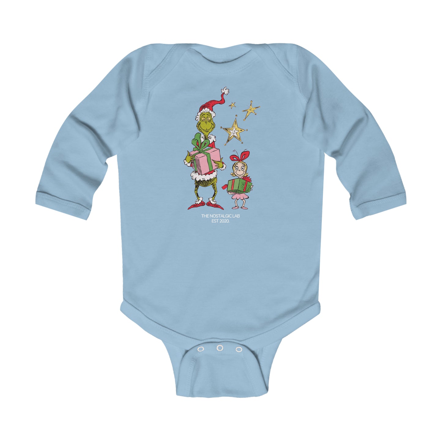 Grinch & Cindy Lou Infant Long Sleeve Bodysuit