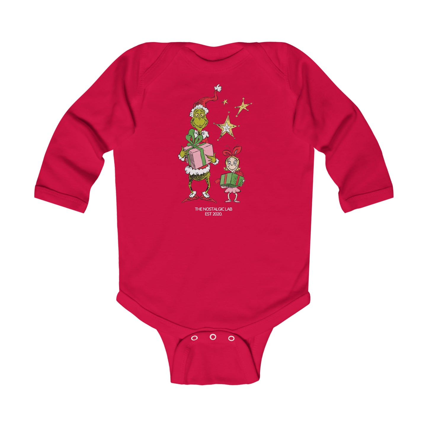 Grinch & Cindy Lou Infant Long Sleeve Bodysuit
