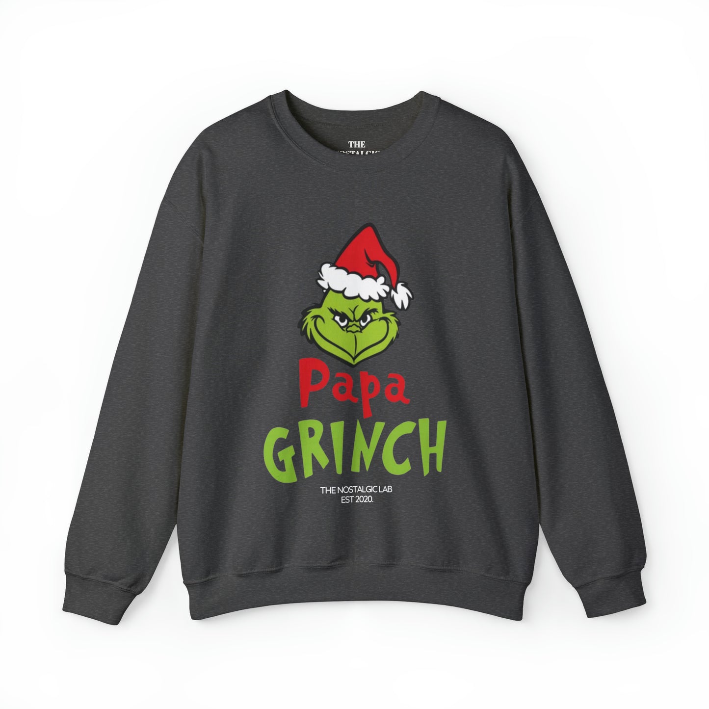 Papa Grinch Unisex Crewneck Sweatshirt