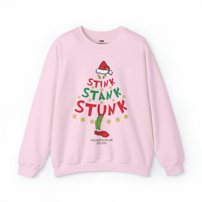 Stink Stank Stunk Grinch Unisex Crewneck Sweatshirt