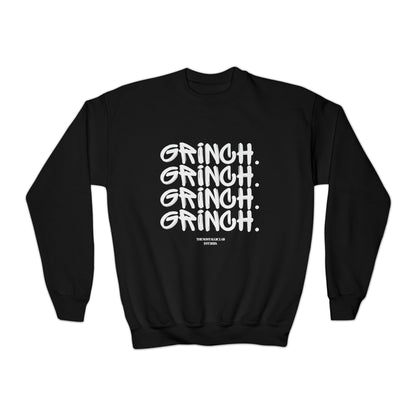 Grinch Graffiti Youth Crewneck Sweatshirt