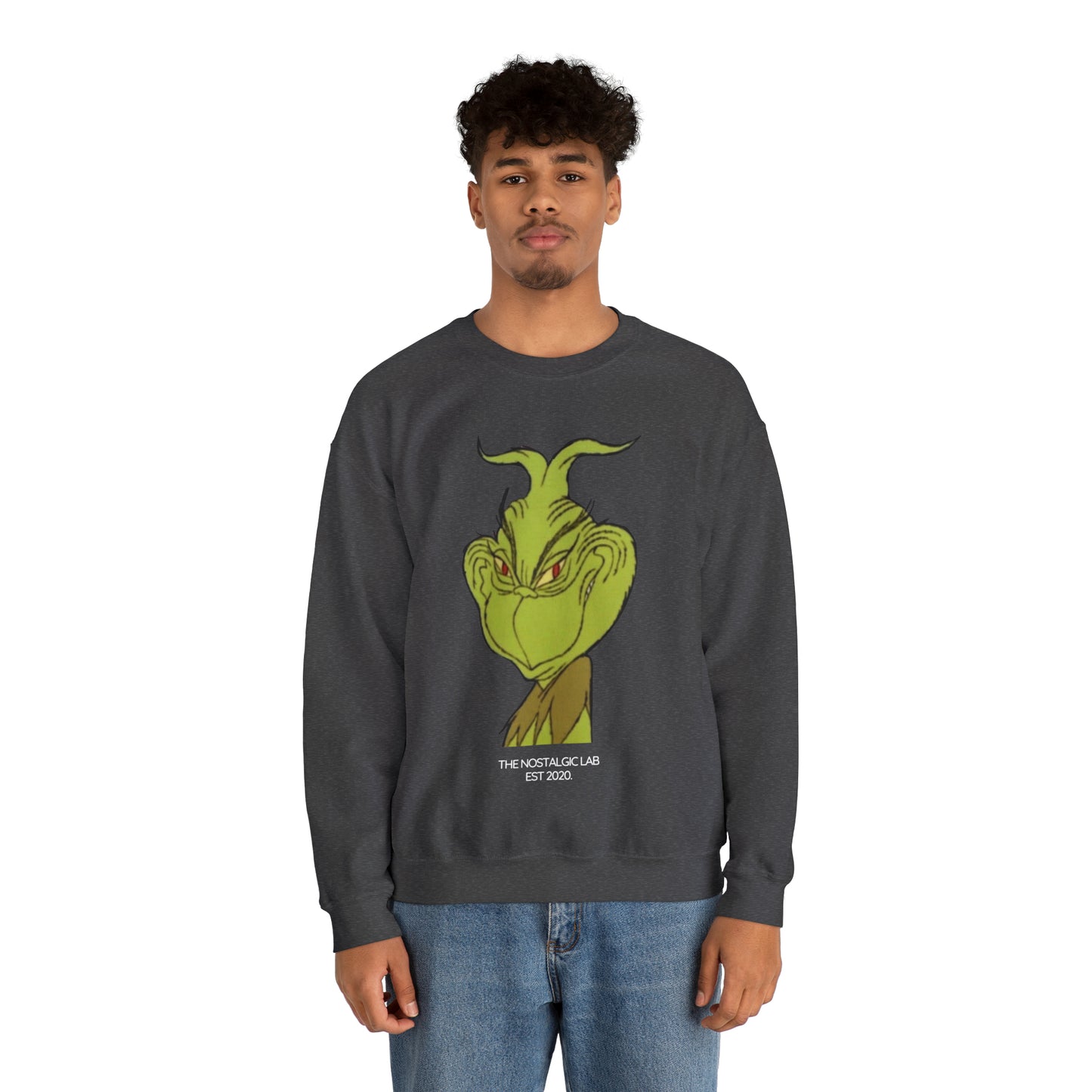 Grinchy Grin Unisex Crewneck Sweatshirt
