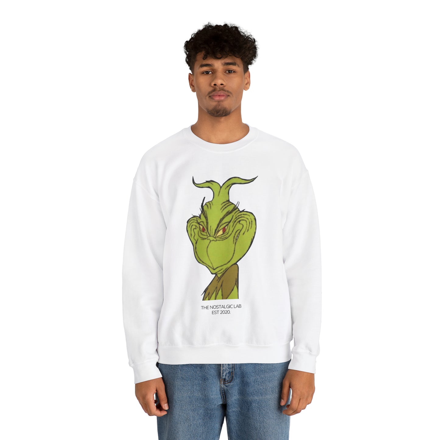 Grinchy Grin Unisex Crewneck Sweatshirt