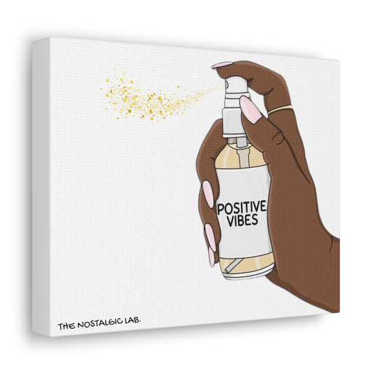 Positive Vibes Spray Gallery Canvas