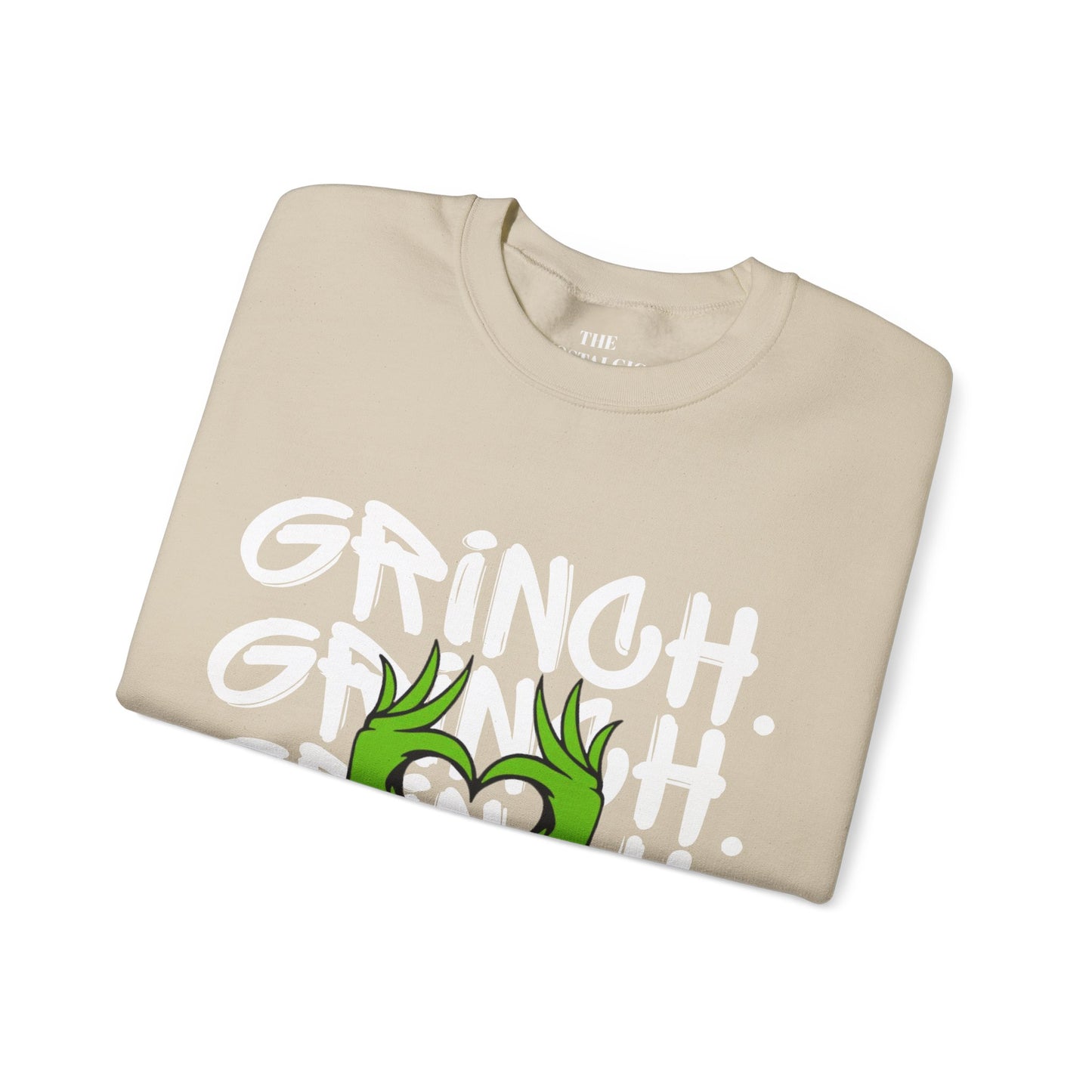 Grinch Heart Unisex Crewneck Sweatshirt
