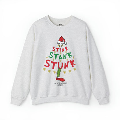 Stink Stank Stunk Grinch Unisex Crewneck Sweatshirt