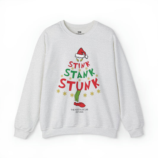 Stink Stank Stunk Grinch Unisex Crewneck Sweatshirt