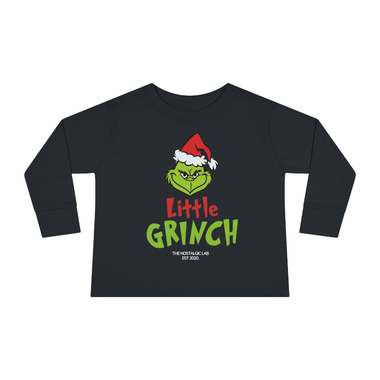 Little Grinch Toddler Long Sleeve Tee