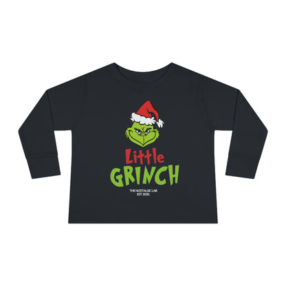 Little Grinch Toddler Long Sleeve Tee