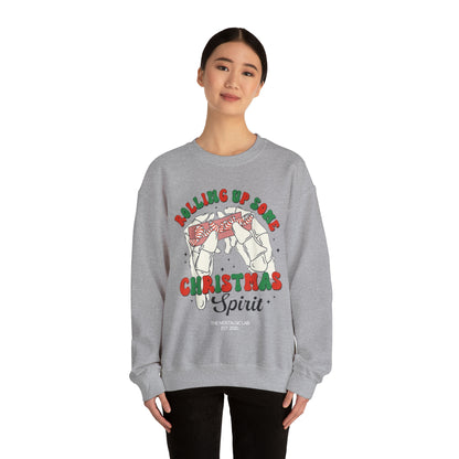 Rollin Christmas Spirit Unisex Crewneck Sweatshirt