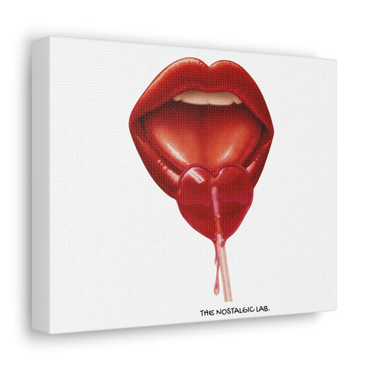Heart Lolly Gallery Canvas