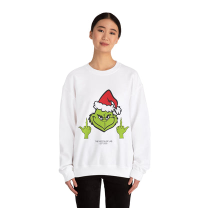 Grinch Finger Unisex Crewneck Sweatshirt
