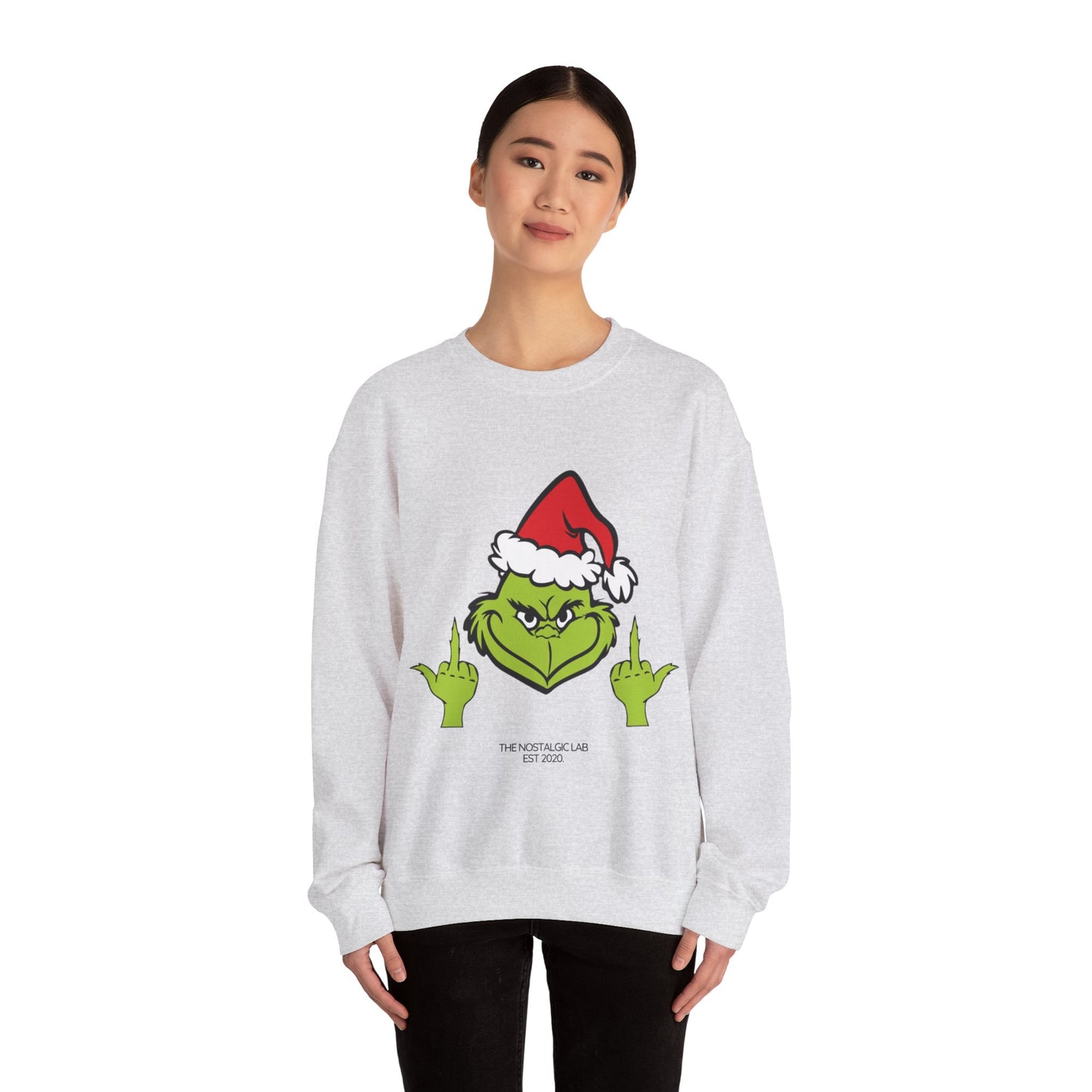 Grinch Finger Unisex Crewneck Sweatshirt