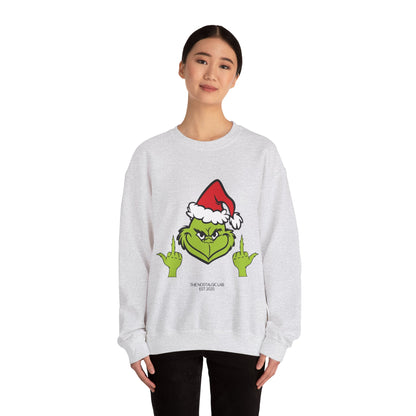 Grinch Finger Unisex Crewneck Sweatshirt