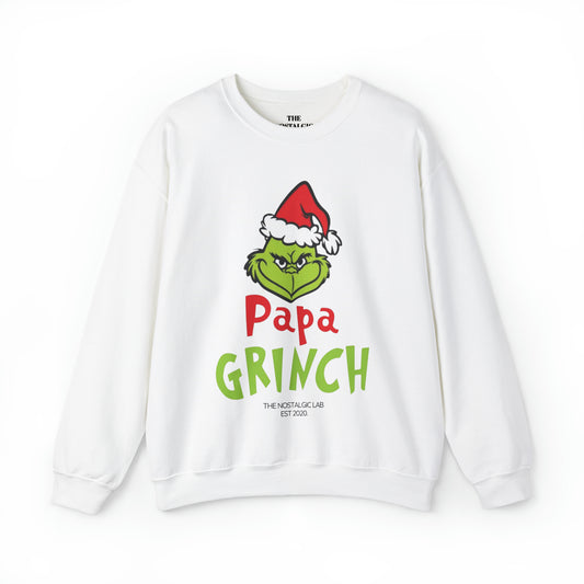 Papa Grinch Unisex Crewneck Sweatshirt