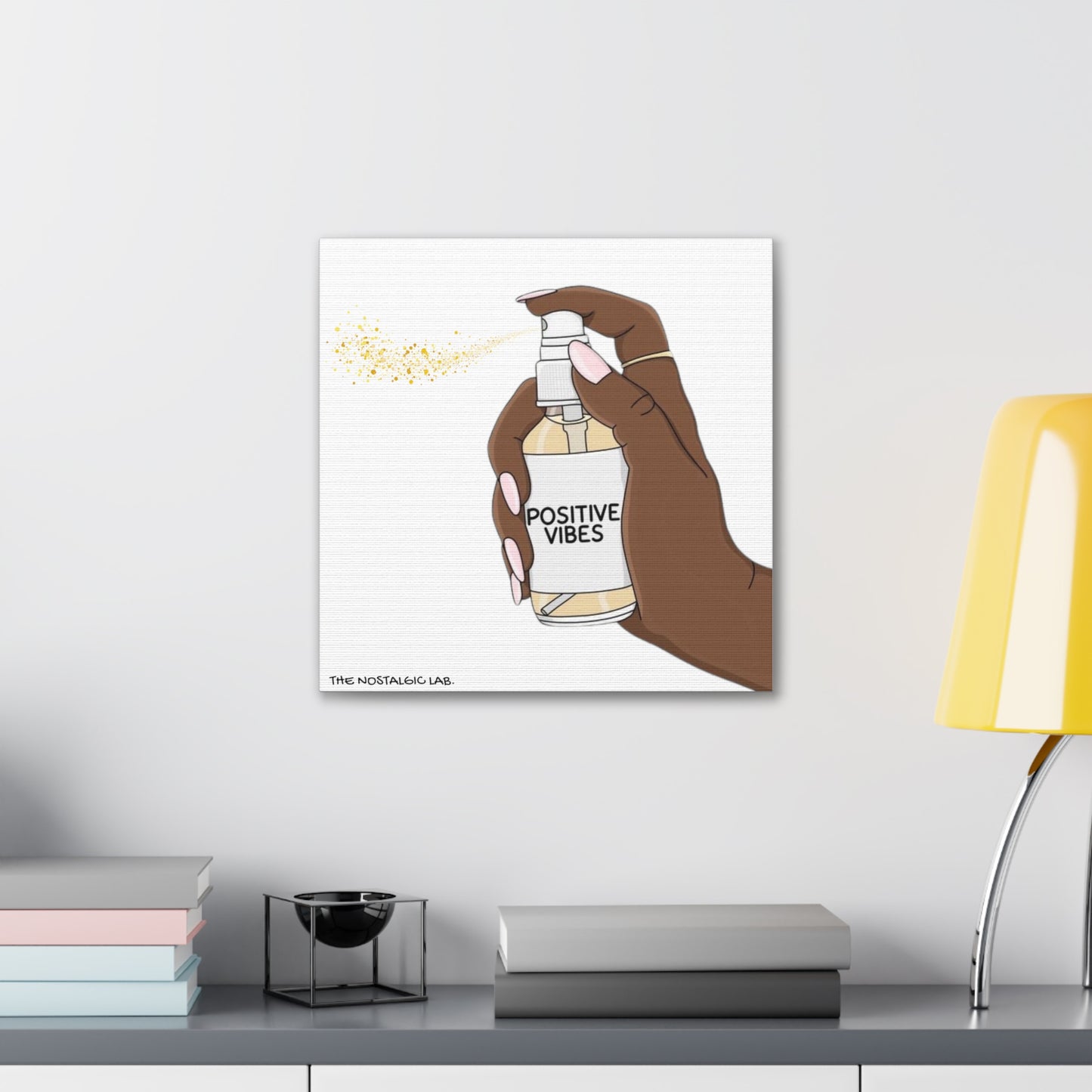 Positive Vibes Spray Gallery Canvas